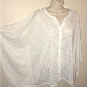 $3 for 10 - Women’s white bat wing blouse